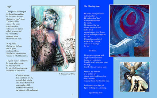 Artwork Rene Capone Poetry by Dave Russo