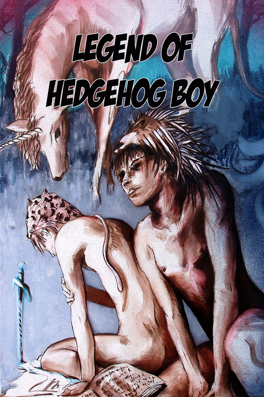 Legend of Hedgehog Boy Book Cover Artist Rene Capone